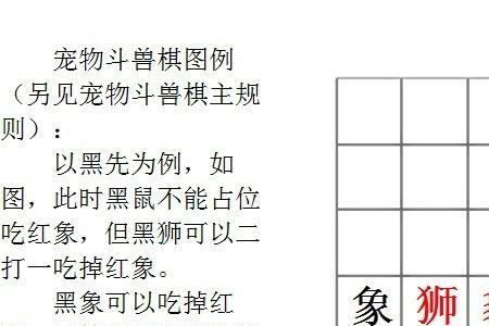斗兽棋必胜玩法