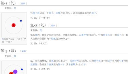 质子和氕氘氚的区别