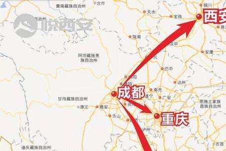 昆明至成都到西安有多少公里