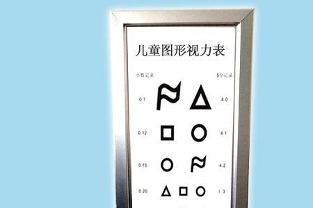 视力图表标准尺寸是多少