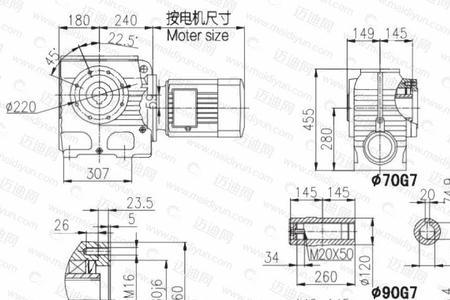 电机型号中的B14什么意思