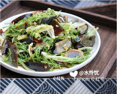 苦苣拌煮鹅蛋怎样做