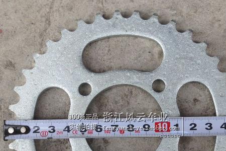 越野摩托车后牙盘多大合适