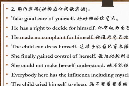 反身代词是什么意思