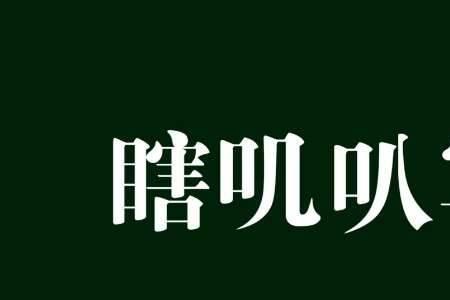 叭叽的发音