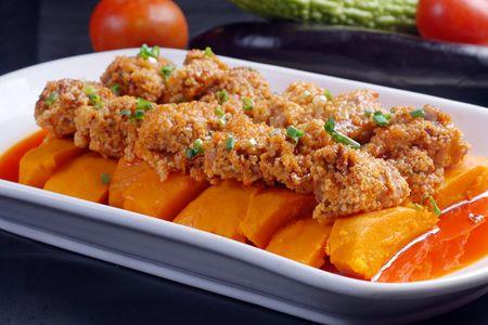 小米蒸排骨做法月子餐