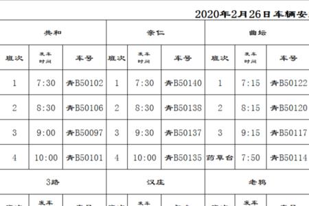 西宁到乐都的最晚班车