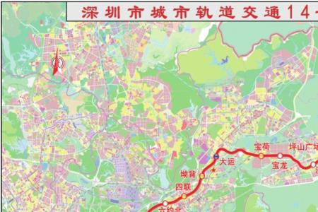 深圳地铁哪号线去石岩