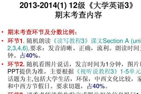 大学英语期末考试多少分及格