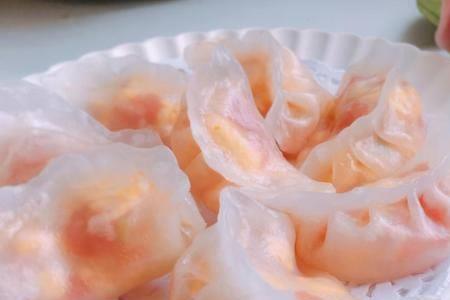红薯淀粉做水晶饺子皮比例