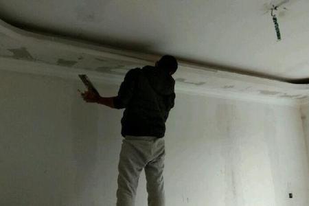 石膏线快粘粉凝固慢方法