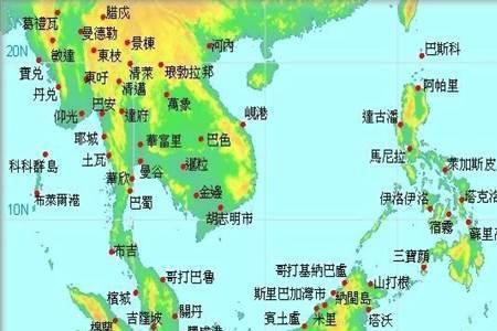亚洲海域划分