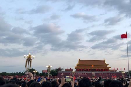 到天安门的文案
