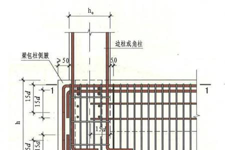 封顶梁锚固长度