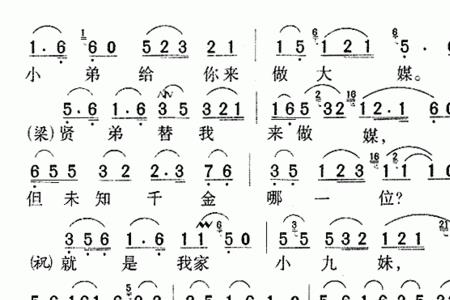琼剧梁祝十八相送原唱