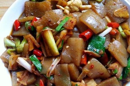 魔芋炒肥肉的家常做法
