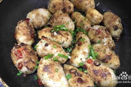 肉末韭菜芋头的做法