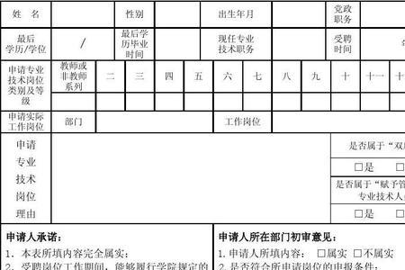 专业技术岗位聘任申请理由