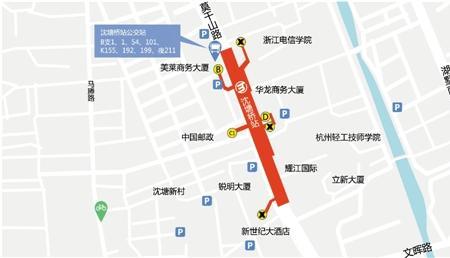 杭州武林门离西湖有多远