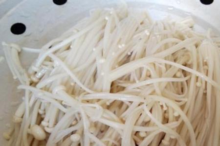 金针蘑用水焯后能冷冻吗
