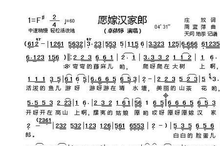 卓依婷愿嫁汉家郎什么意思