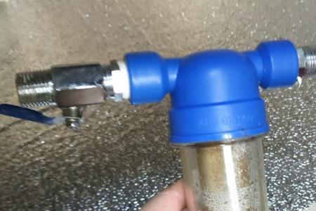 前置过滤器两边接头渗水
