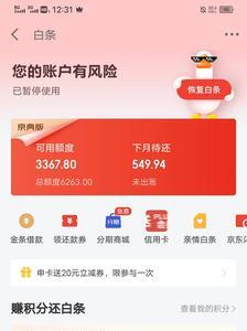 京东为什么不能提前全部还款