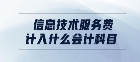 服务费计入什么科目