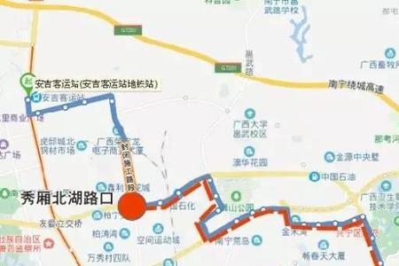 南宁北站到南宁站多远