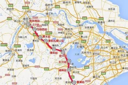 淮安到上海的铁路线有多长