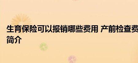衢州生育津贴报销流程