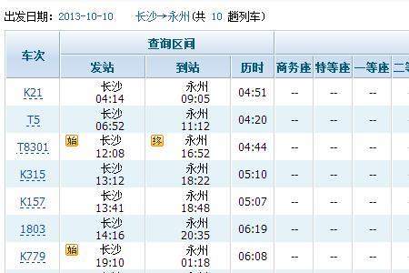 邵阳到永州火车经过站点名