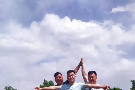 10人五角星队形怎么站