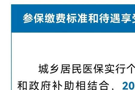 2023年医保缴费标准多少