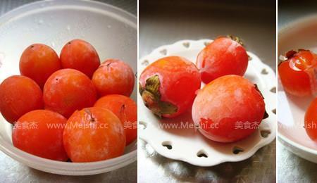 冻柿子放冰箱里一年能吃么