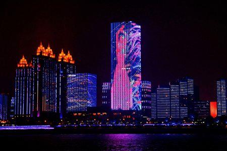 武汉中秋灯光秀最佳观赏点