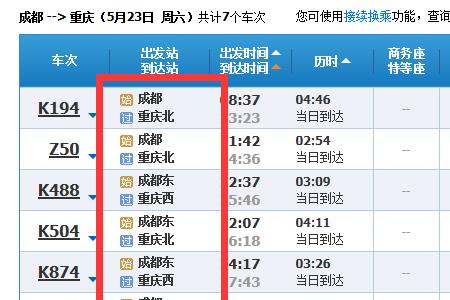 重庆坐高铁去成都需要什么手续