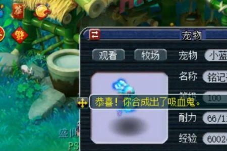 梦幻西游地5吸血鬼宝宝怎么炼妖