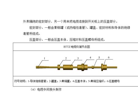 矿物质电缆入柜做法