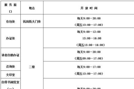 黄埔图书馆还书时间