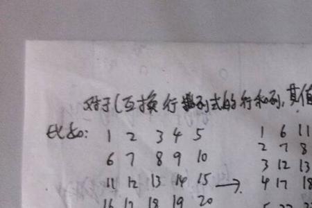转置行列式怎么转