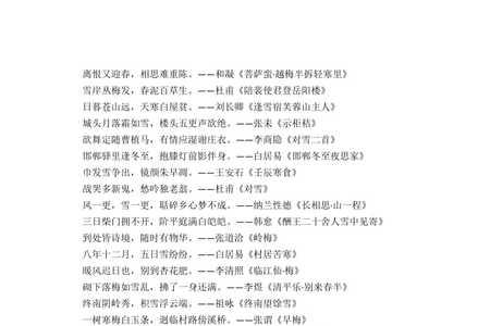 形容重点突出的诗句