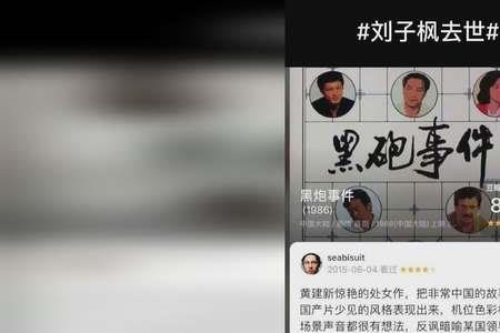刘子枫去世原因