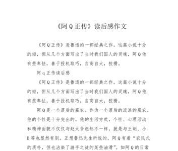 iQOO正传的读后感