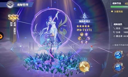 魂师对决宁峰属性加点