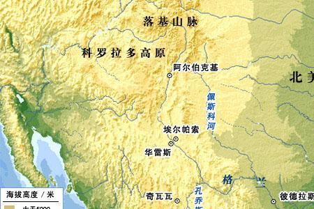 西班牙主要河流图