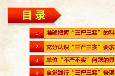 一严三实是什么意思