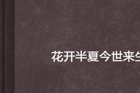 来生今世的意思