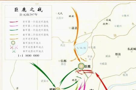 项羽灭秦重要战役