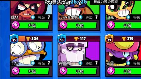 荒野乱斗英雄升8级需要多少金币